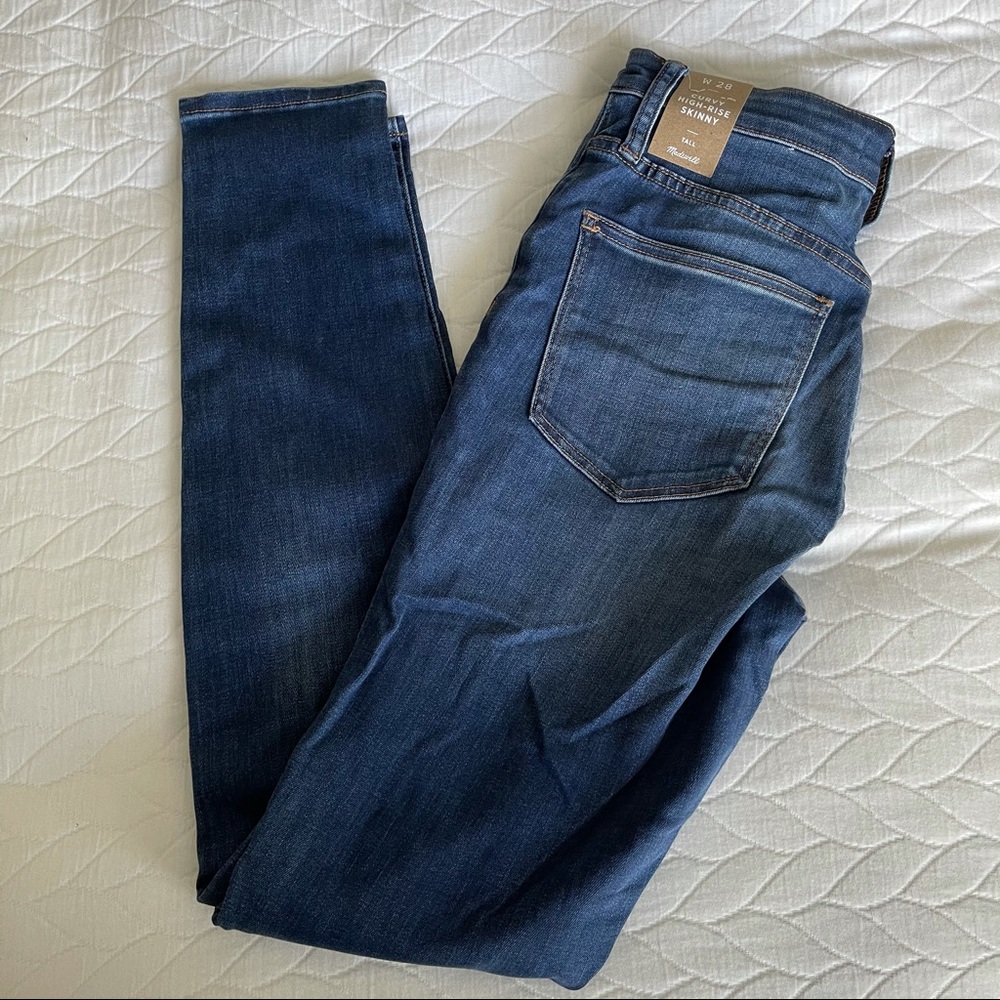 NWT Madewell Curvy High Rise Skinny Jeans - 28T